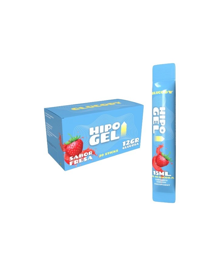 Glucody Gel Glucosa 12 gr 30 Sticks Fresa