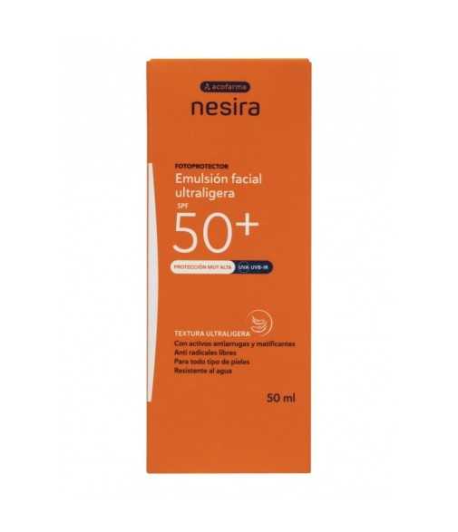 Nesira Solar Emulsión Facial Ultraligera SPF50+ 50 ml