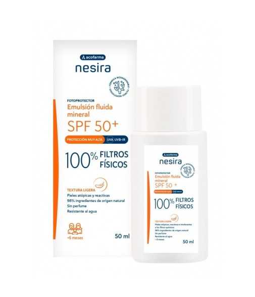 Nesira Solar Emulsión Fluida Mineral SPF50+ 50 ml