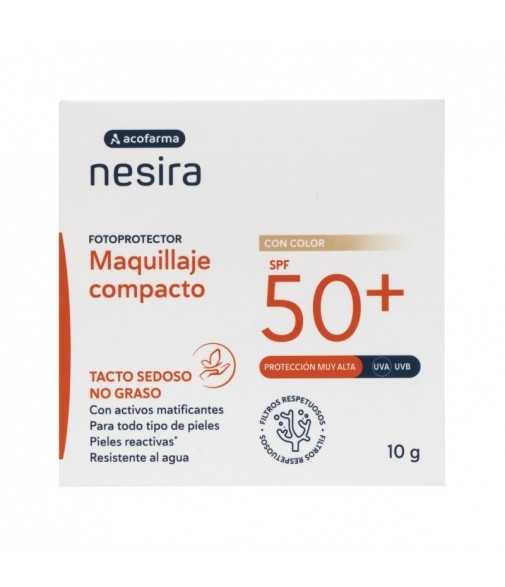 Nesira Solar Maquillaje Compacto SPF50+ 10 gramos
