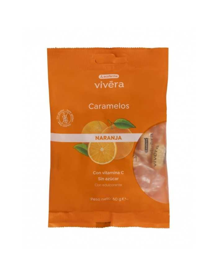 Vivera Caramelo Naranja Bolsa 60 gramos