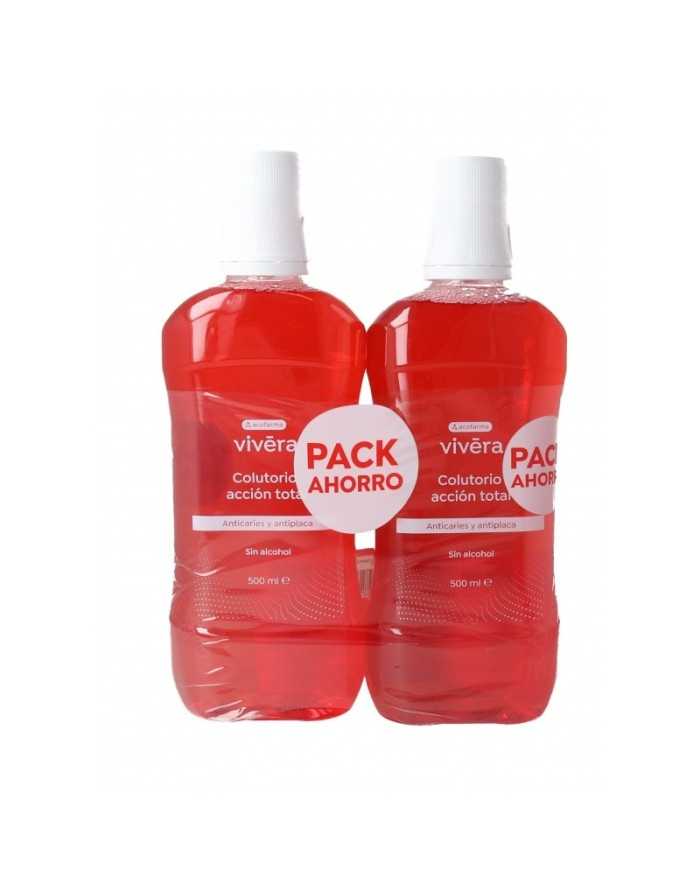 Vivera Duplo Total Action Mouthwash 2x500 ml