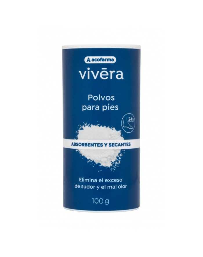 Vivera Polvos para Pies Absorbentes y Secantes 100 gramos
