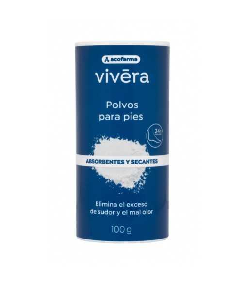 Vivera Polvos para Pies Absorbentes y Secantes 100 gramos