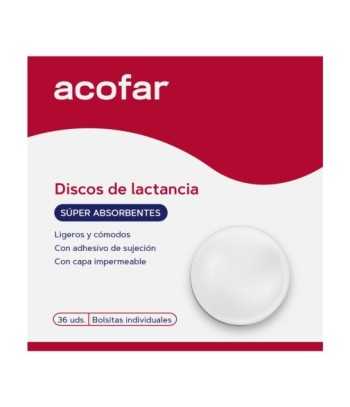 Acofar Discos de Lactancia Súper Absorbentes 36 uds