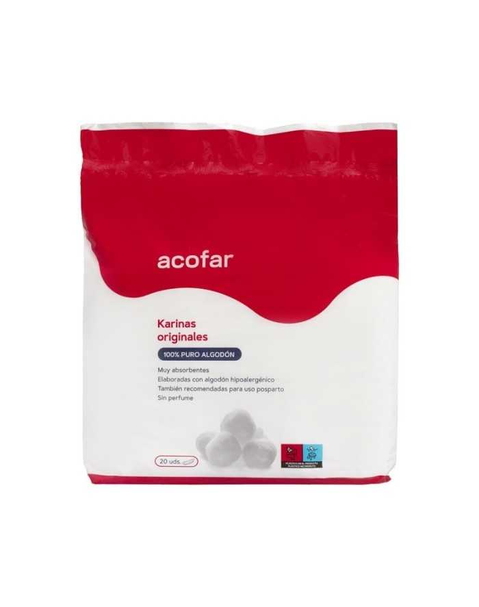 Acofar Karinas Originales Compresa Algodon 100% 20 uds
