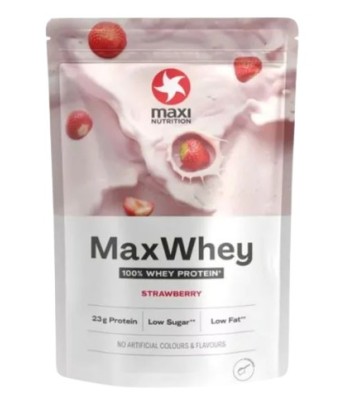 MaxiNutrition MaxWhey Batido Strawberry 420 gramos