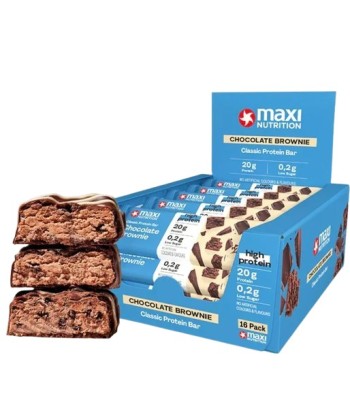 Maxi Nutrition Classic Protein Bar Chocolate Brownie 16 units