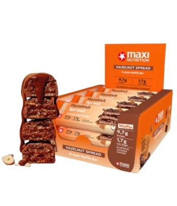 Maxi Nutrition Hazelnut Spred Protein Waffle12 unidades