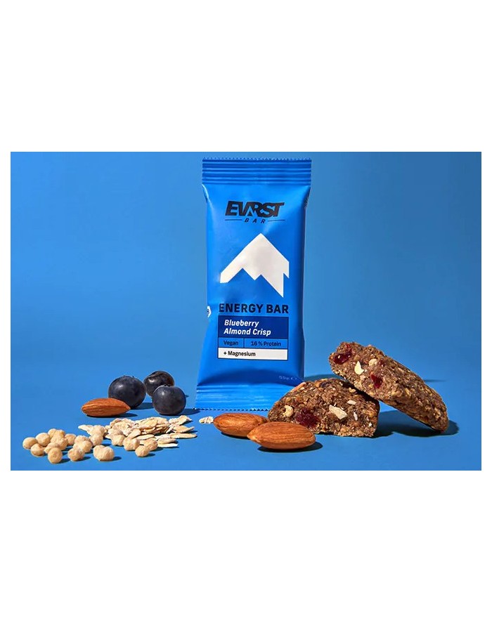 Evrst Bar Energy Bar Blueberry Almond Crisp Caja 12 Unidades