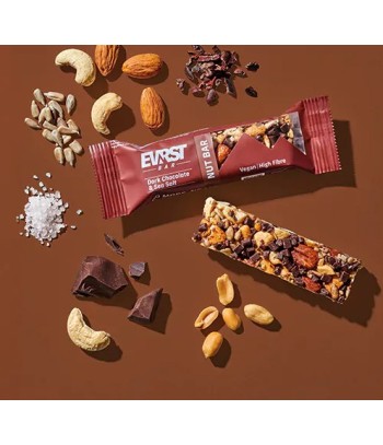 Evrst Bar Nutbar Dark chocolate & Sea Salt Caja 15 unidades