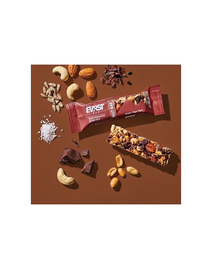 Evrst Bar Nutbar Dark chocolate & Sea Salt Caja 15 unidades