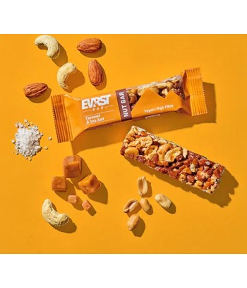 Evrst Bar Nutbar Caramel & Sea Salt Caja 15 unidades