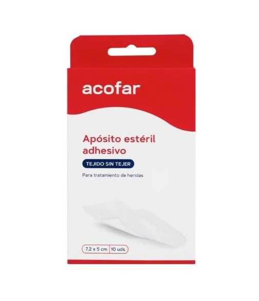 Acofar Sterile Adhesive Dressing 10x15 cm 10 units.
