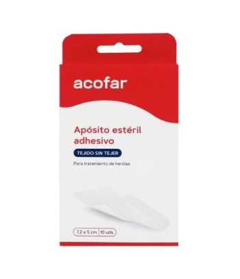 Acofar Apósito Estéril Adhesivo 10x8 cm 10 uds