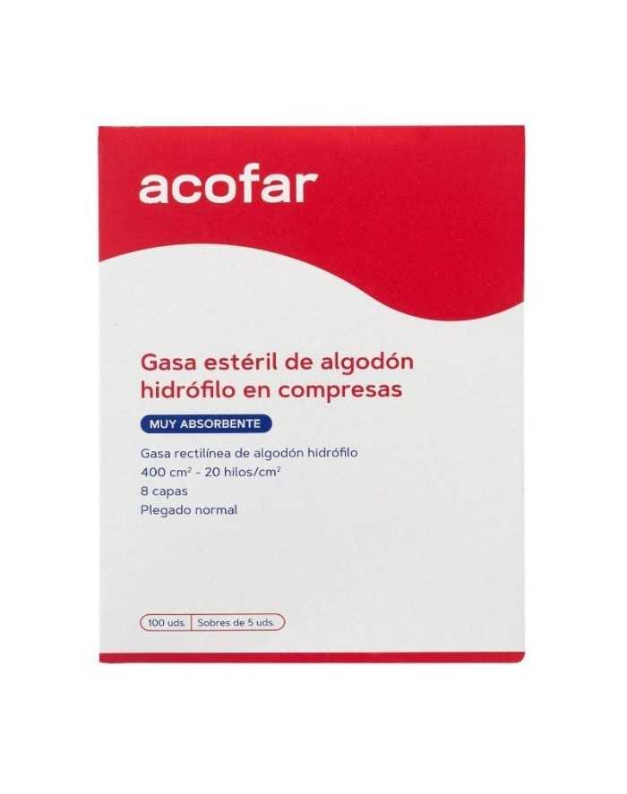 Acofar Sterile Hydrophilic Cotton Gauze in Compresses 60x40 cm 6 units