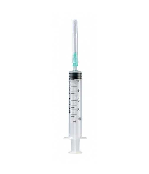 Acofar Syringe with Needle 10 ml 40/8 1 unit