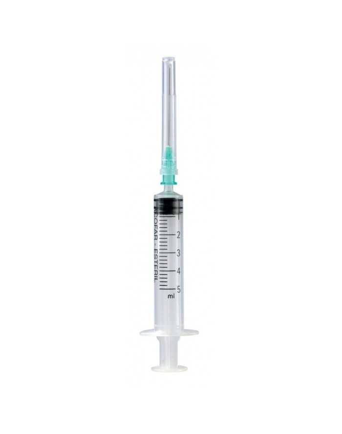 Acofar Syringe with Needle 5 ml 40/8 1 unit