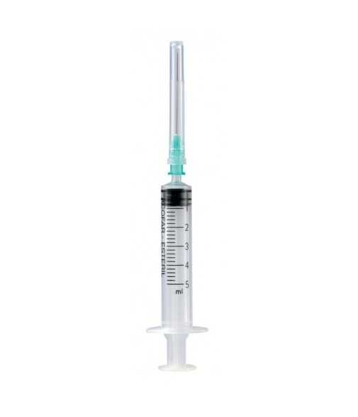 Acofar Syringe with Needle 5 ml 40/8 1 unit
