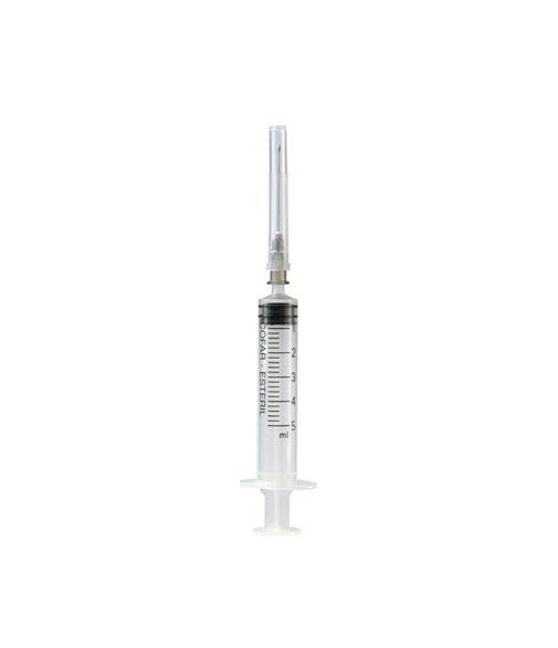 Acofar Syringe with Needle 5 ml 30-7 1 unit