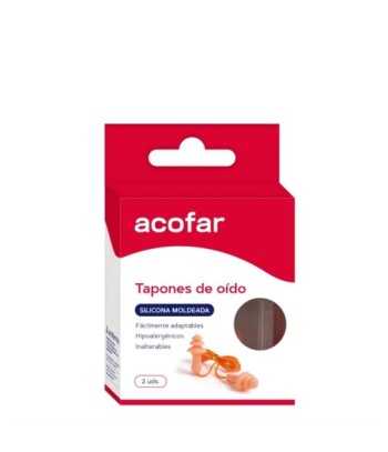 Acofar Molded Silicone Earplug with Cord