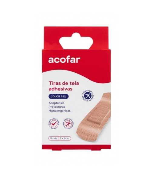 Acofar Leather Fabric Band-Aid 10 pcs