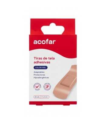Acofar Tira Tela Piel 20 uds