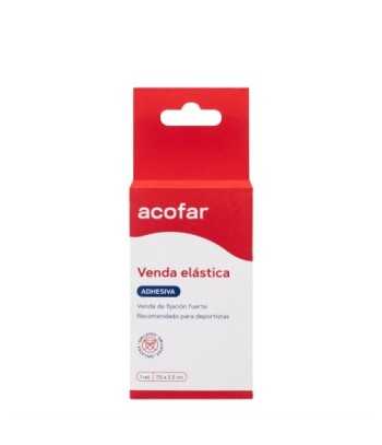 Acofar Adhesive Elastic Bandage 7.5cmx2.5m