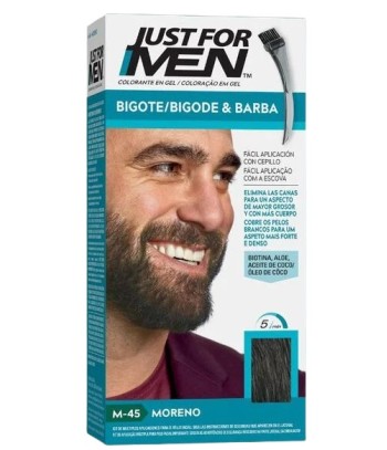 Just For Men Bigote y Barba Moreno