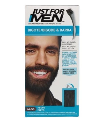 Just For Men Bigote y Barba Negro