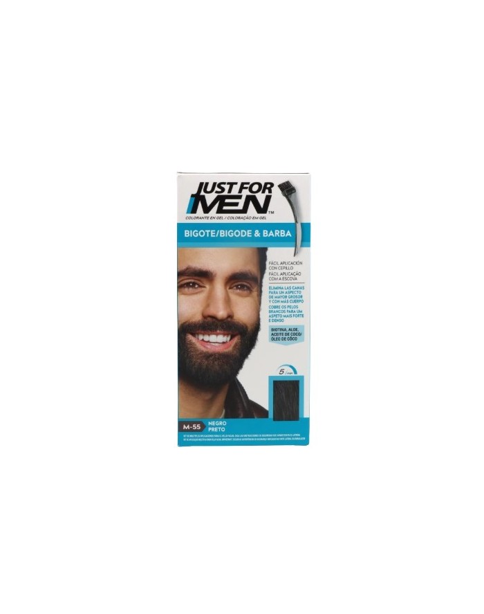 Just For Men Bigote y Barba Negro