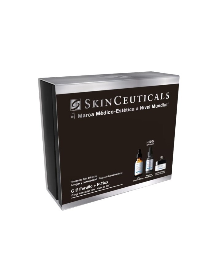SkinCeuticals Pack C.E Ferulic 30 ml + P-Tiox 30 ml + Regalo