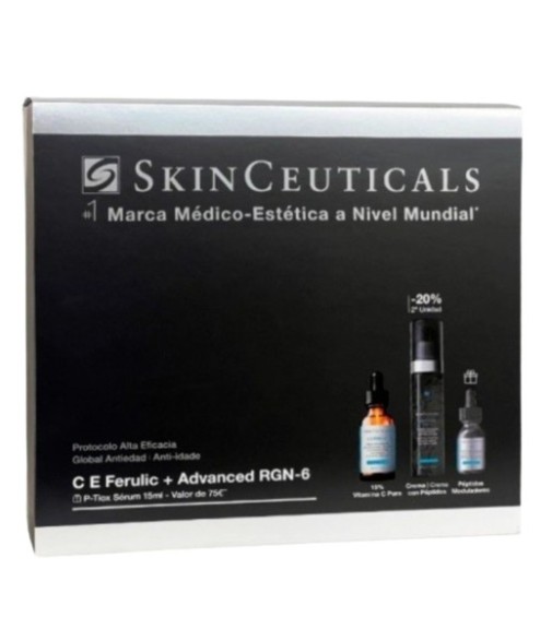 SkinCeuticals Cofre C.E Ferulic 30 ml + Advanced RGN-6 50 ml + Regalo