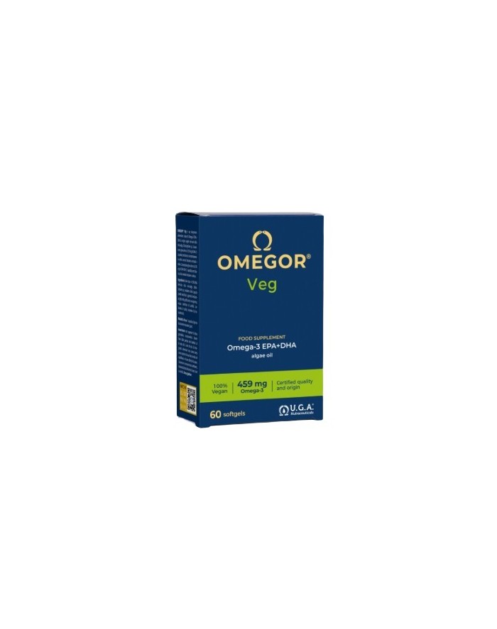 UGA Omegor Veg Omega 3 Vegetable 60 Capsules