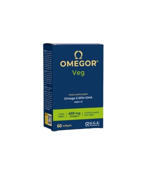 UGA Omegor Veg Omega 3 Vegetal  60 Cápsulas