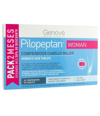 Pilopeptan Woman Pack 2 Meses Tratamiento 60 Comprimidos