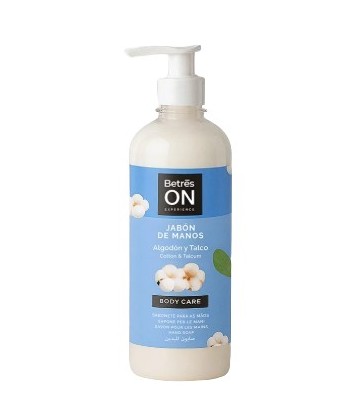 Betres On Jabón de Manos Talco y Algodón 500 ml