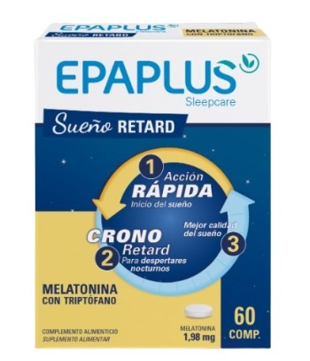 Epaplus Sleepcare Melatonina Retard 60 comprimidos
