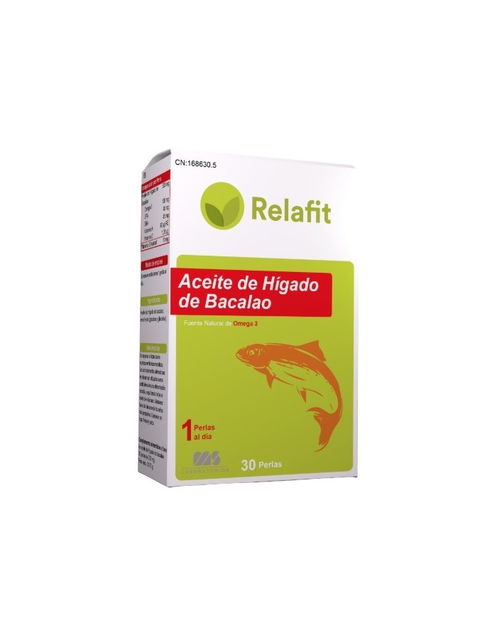 Relafit Aceite Hígado de Bacalao 30 Perlas