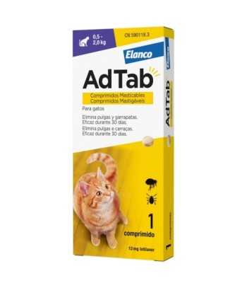 Adtab 12 mg Cats 0.5- 2 kg 1 tablet