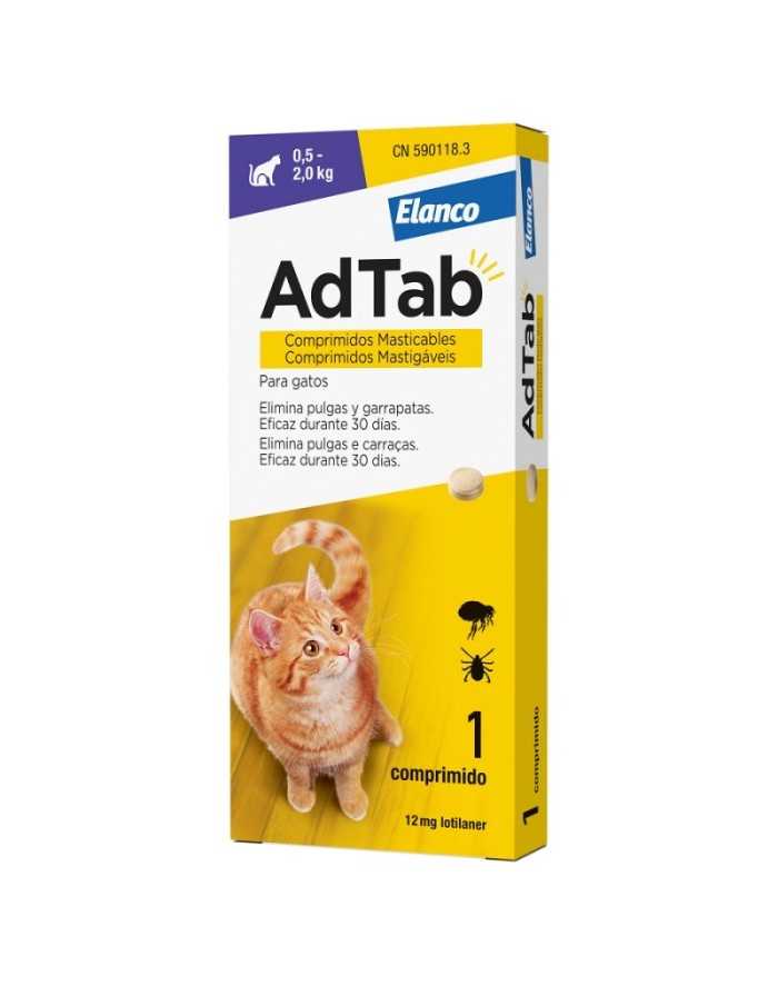 Adtab 12 mg Cats 0.5- 2 kg 1 tablet