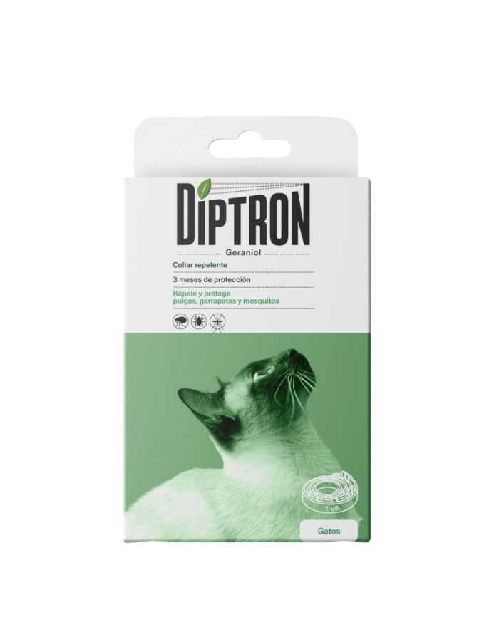 Diptron Collar Repelente con Geraniol Gatos 1 ud