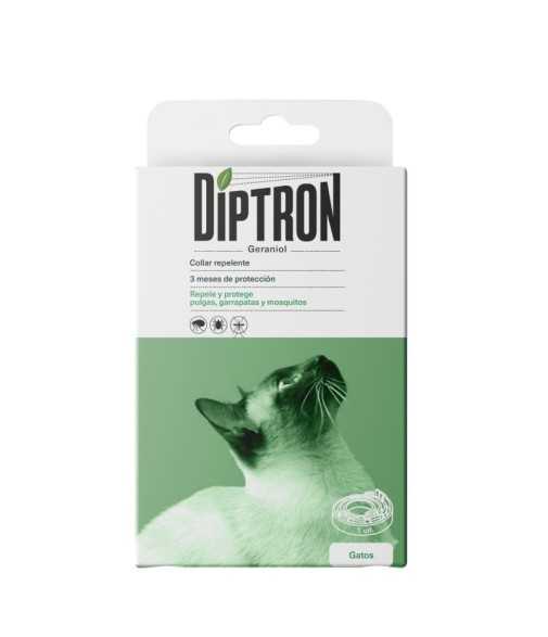 Diptron Collar Repelente con Geraniol Gatos 1 ud