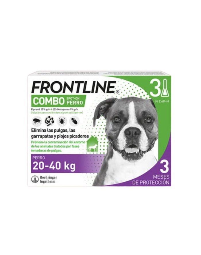 Frontline Combo Perros 20-40 kg 3 pipetas