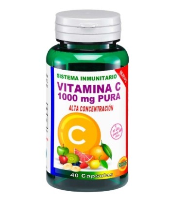 Robis Vitamina C Pura 1000 mg 40 cápsulas
