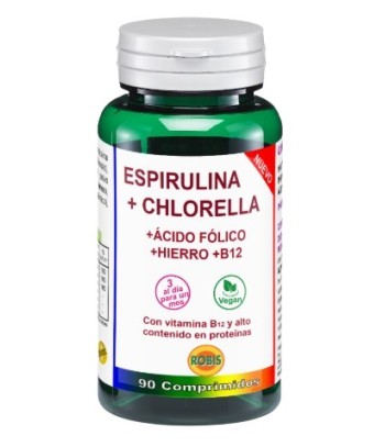 Robis Espirulina + Chlorella Bio 90 comprimidos