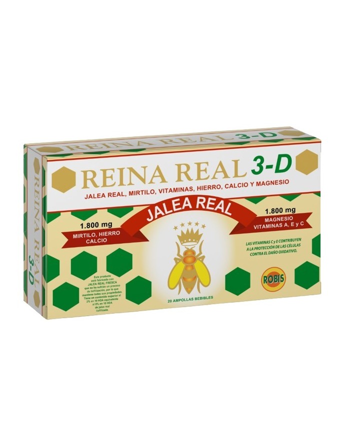 Robis Reina Real 3-D 20 Ampollas