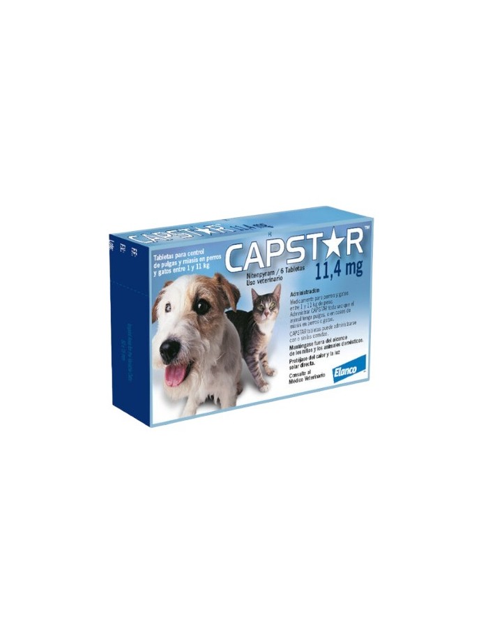 Capstar 11.4 mg 0,5-11 kg 6 comprimidos