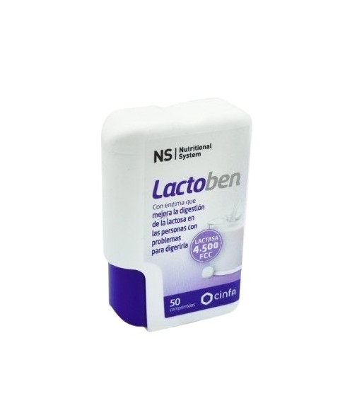 Compra NS Lactoben con Dispensador 3,75 g 50 Comprimidos en Farmaten