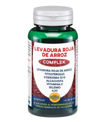 Robis Levadura Roja de Arroz 40 cápsulas